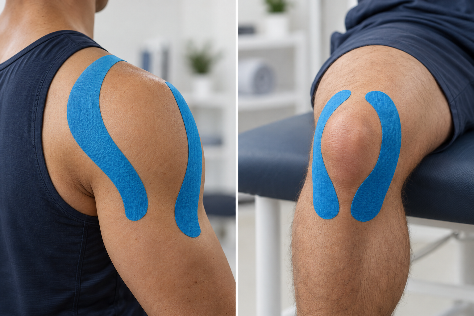 Kinesio Taping illustrative treatment scene