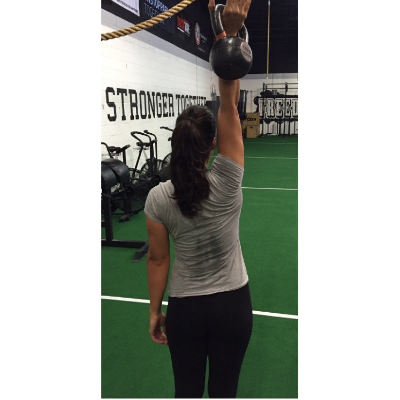 Overhead Carry exercise to improve shoulder stability and prevent shoulder in juries